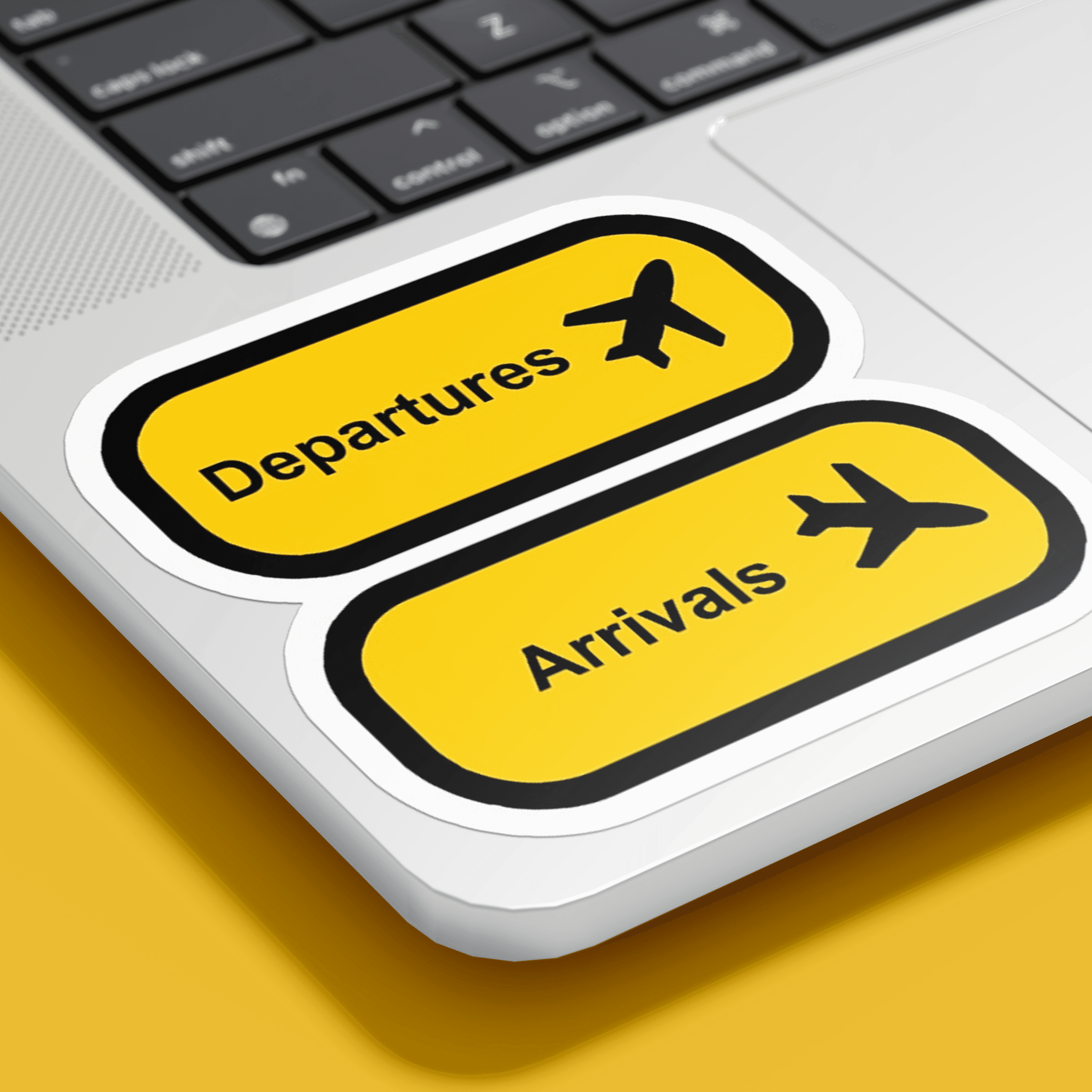 Departure & Arrivals Sticker - sticckiz.com