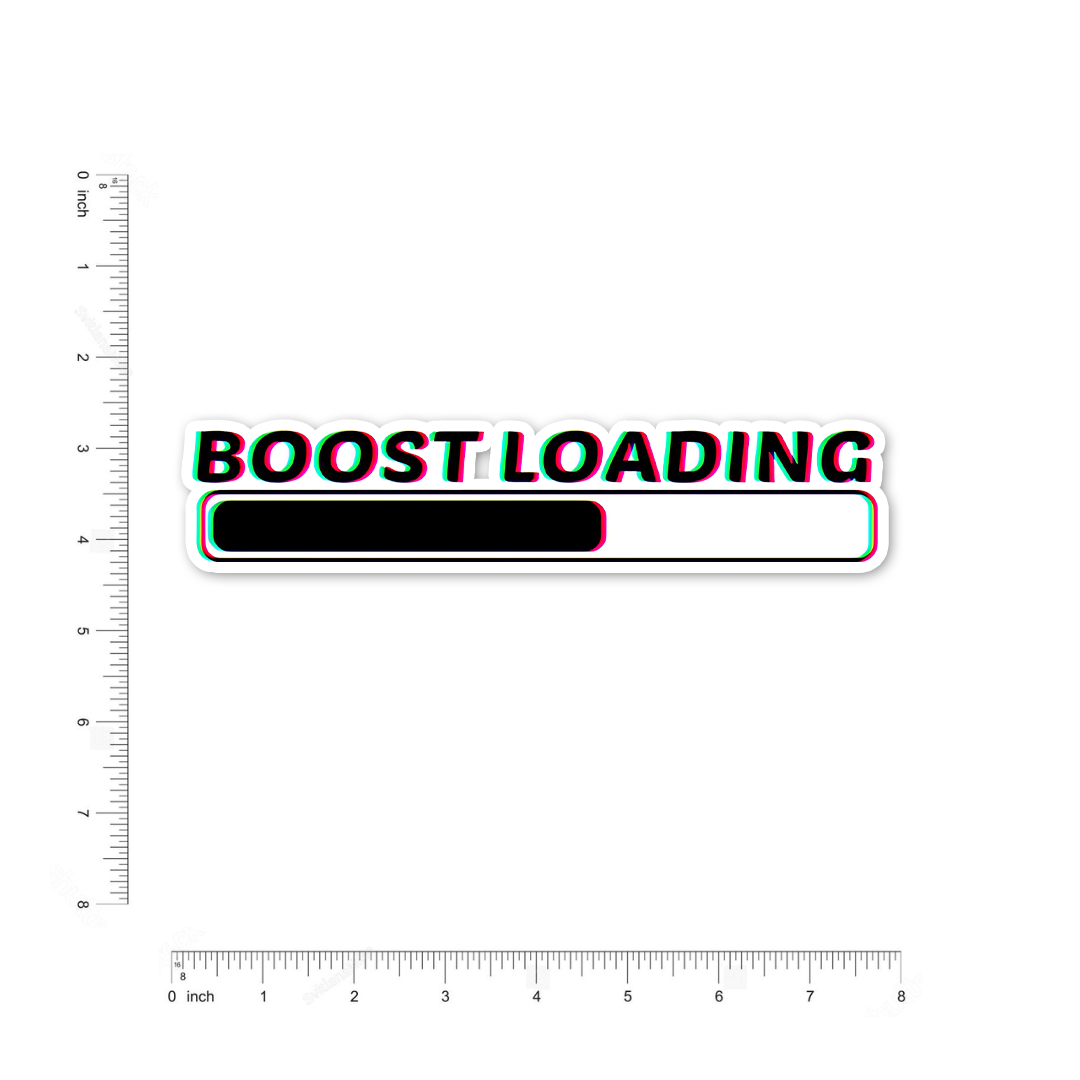 Boost Loading Bumper Sticker
