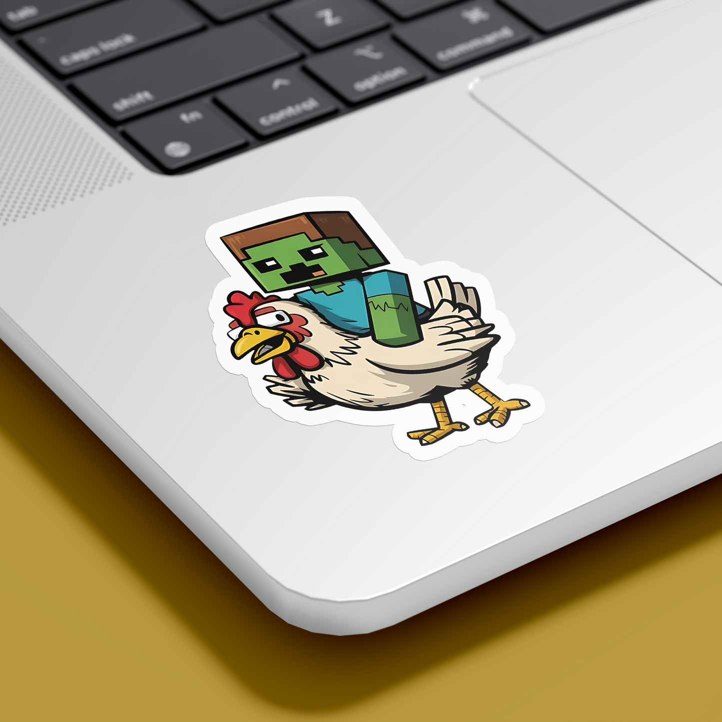 Robot on a Duck Sticker
