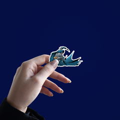 Batman Down the Ground Sticker