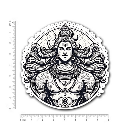 Shiv ji Bumper Sticker
