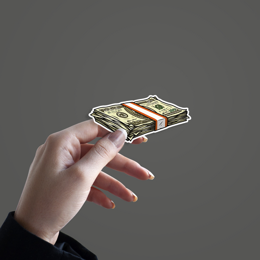 Dollars Cash Sticker