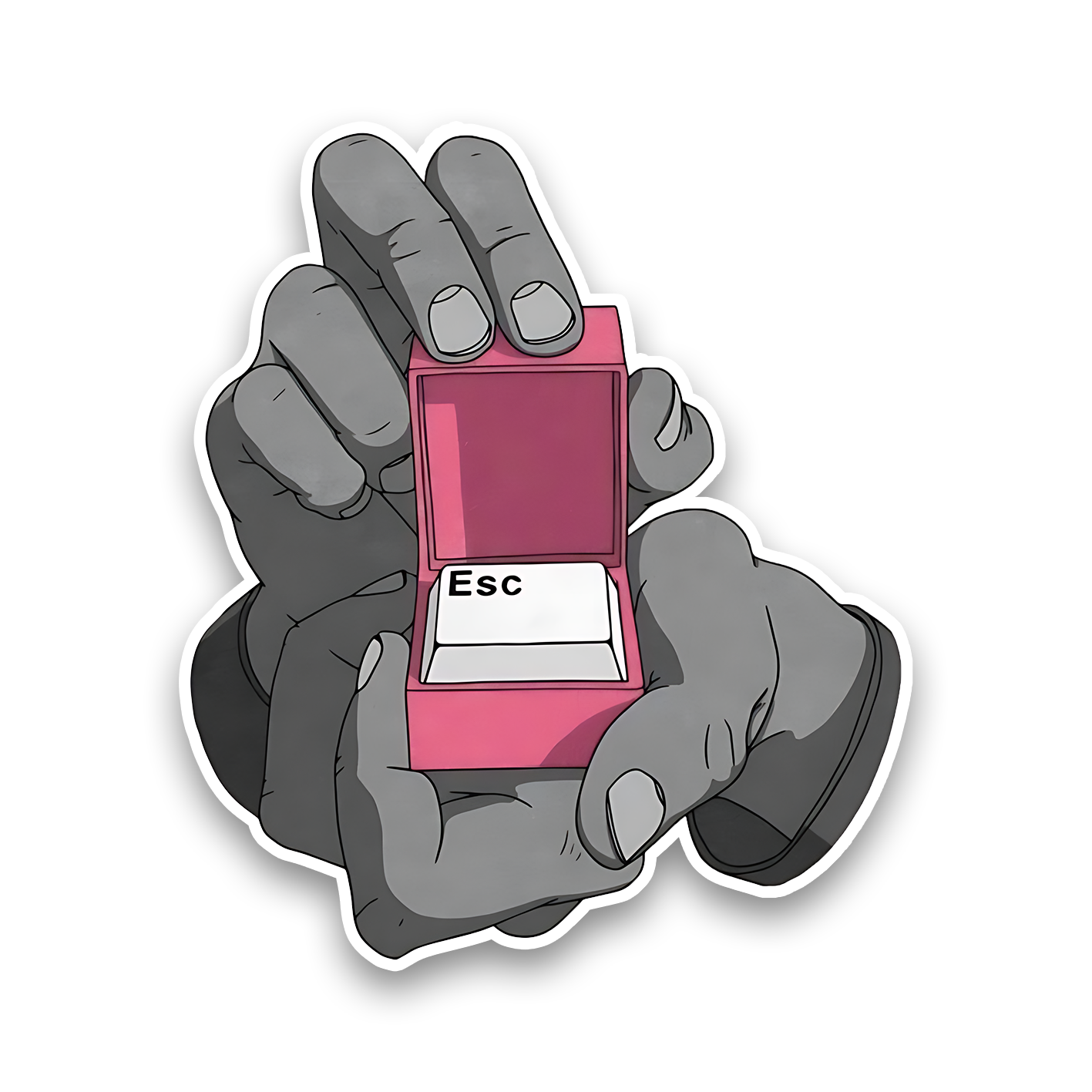 Esc as Gift Sticker