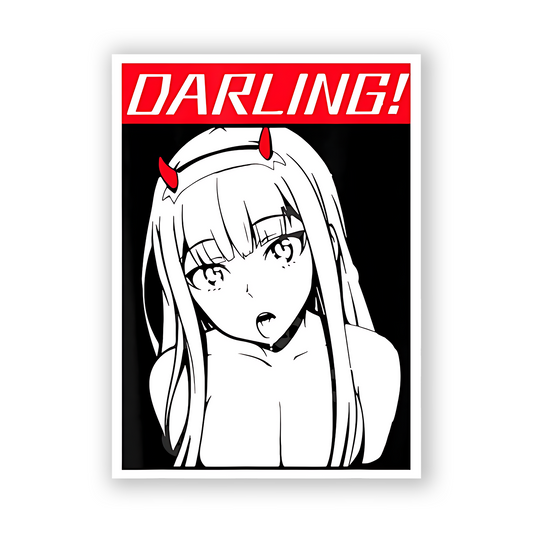 D##li#g Japanese girl Sticker