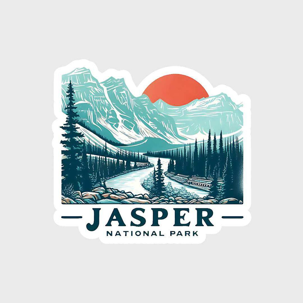 Jasper national park sticker – sticckiz.com