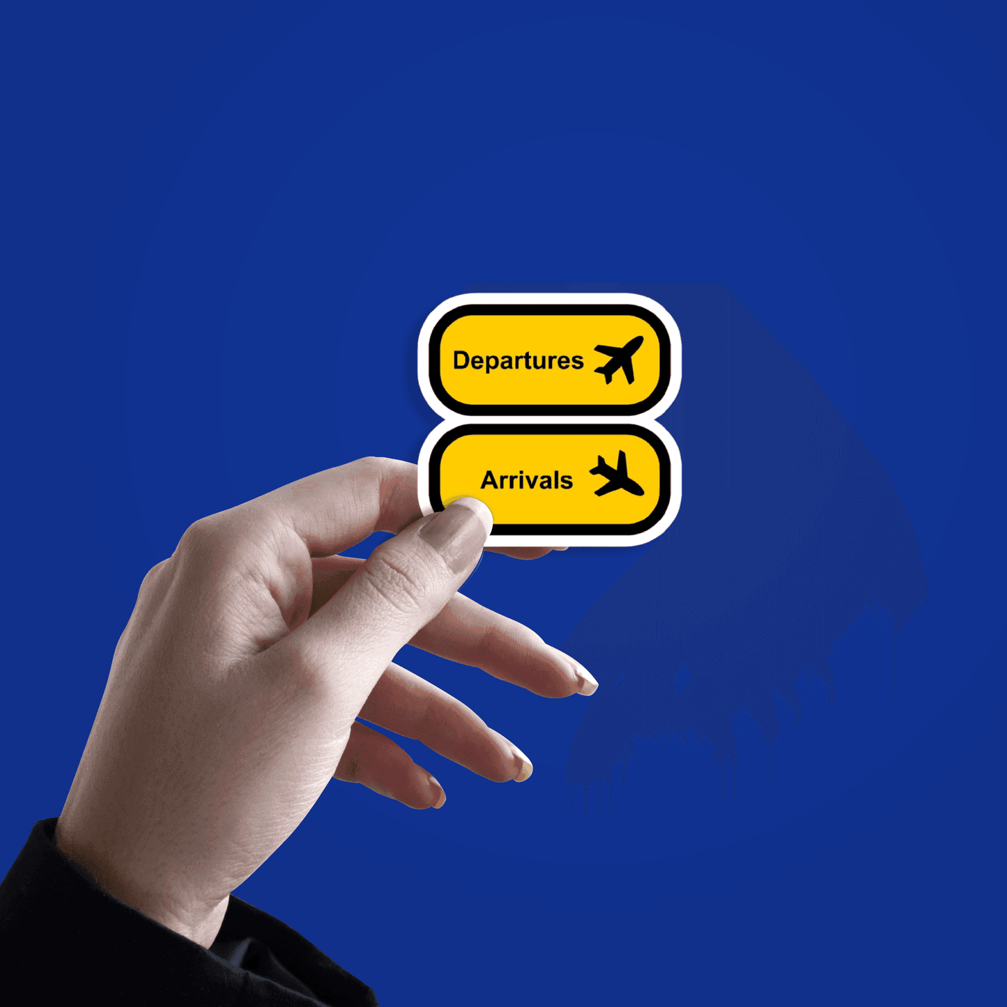Departure & Arrivals Sticker - sticckiz.com