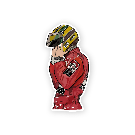 Ayrtoon Senna new Sticker