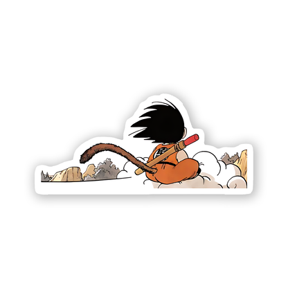 Son Goku from the anime and manga series Dragon Ball Sticker