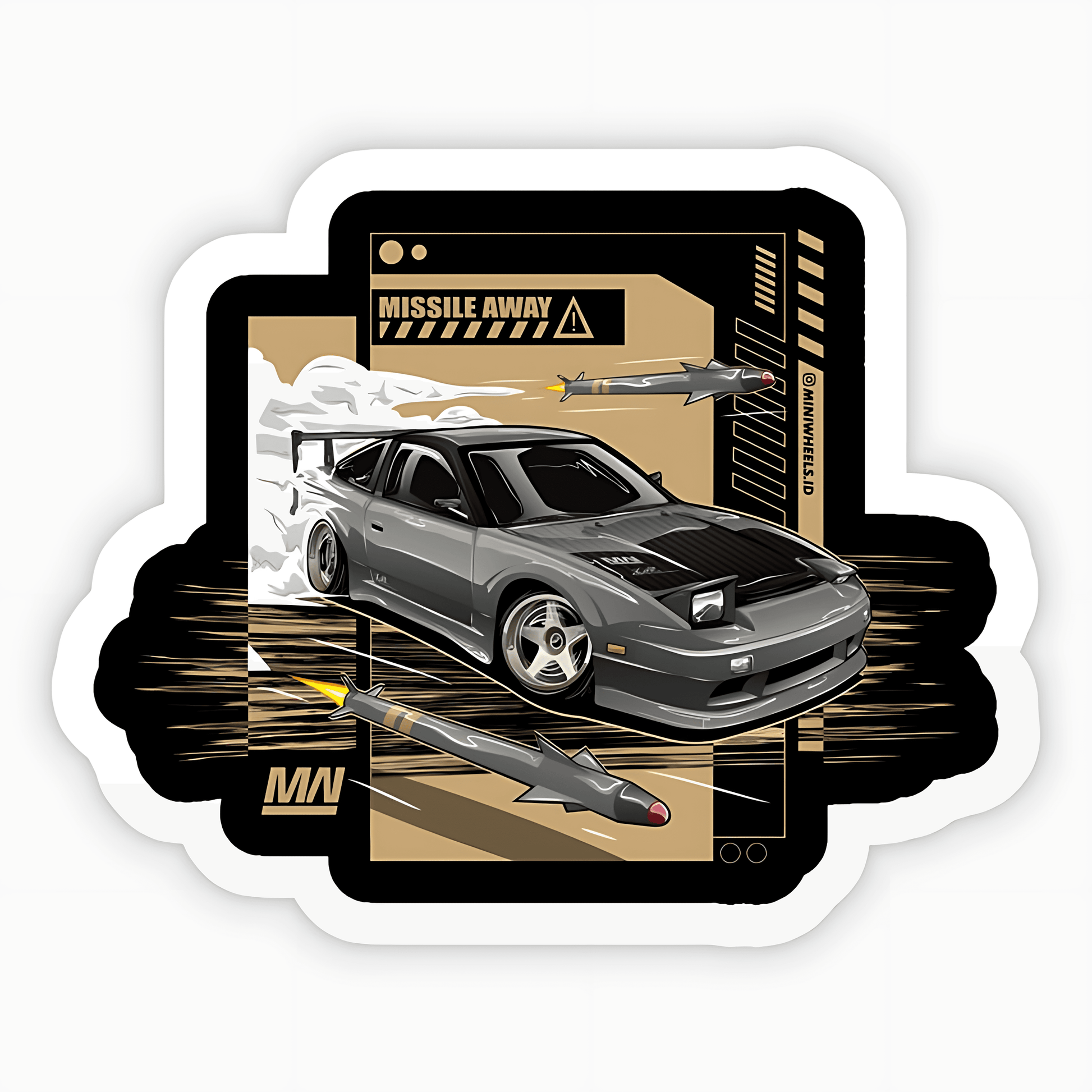 Jdm Missile Away 180sx Sticker - sticckiz.com