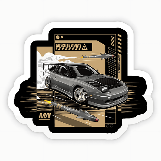 Jdm Missile Away 180sx Sticker - sticckiz.com