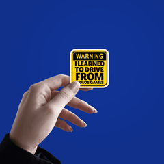 Warning I Learned TO Drive Sticker - sticckiz.com