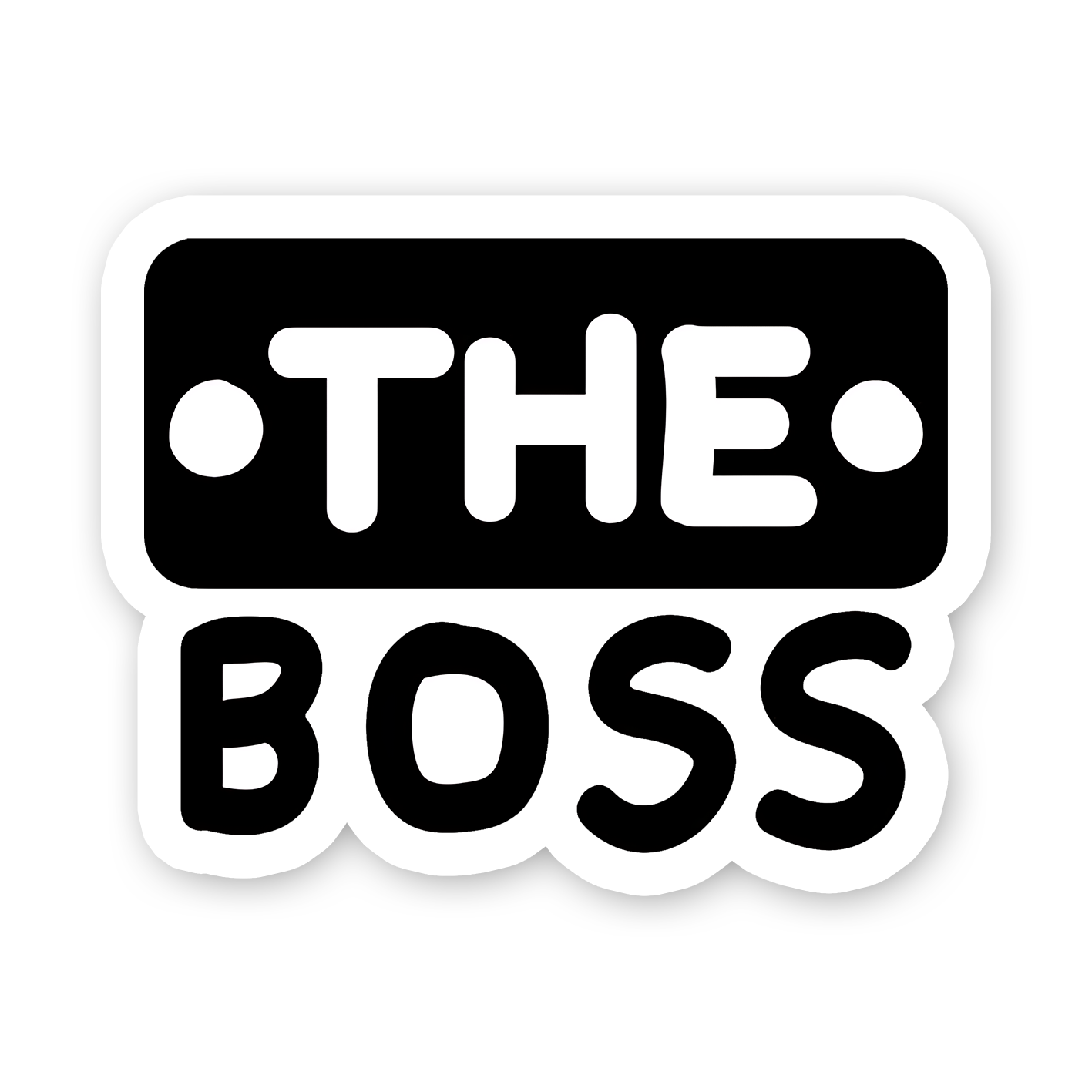 The Boss Bumper Sticker – sticckiz.com