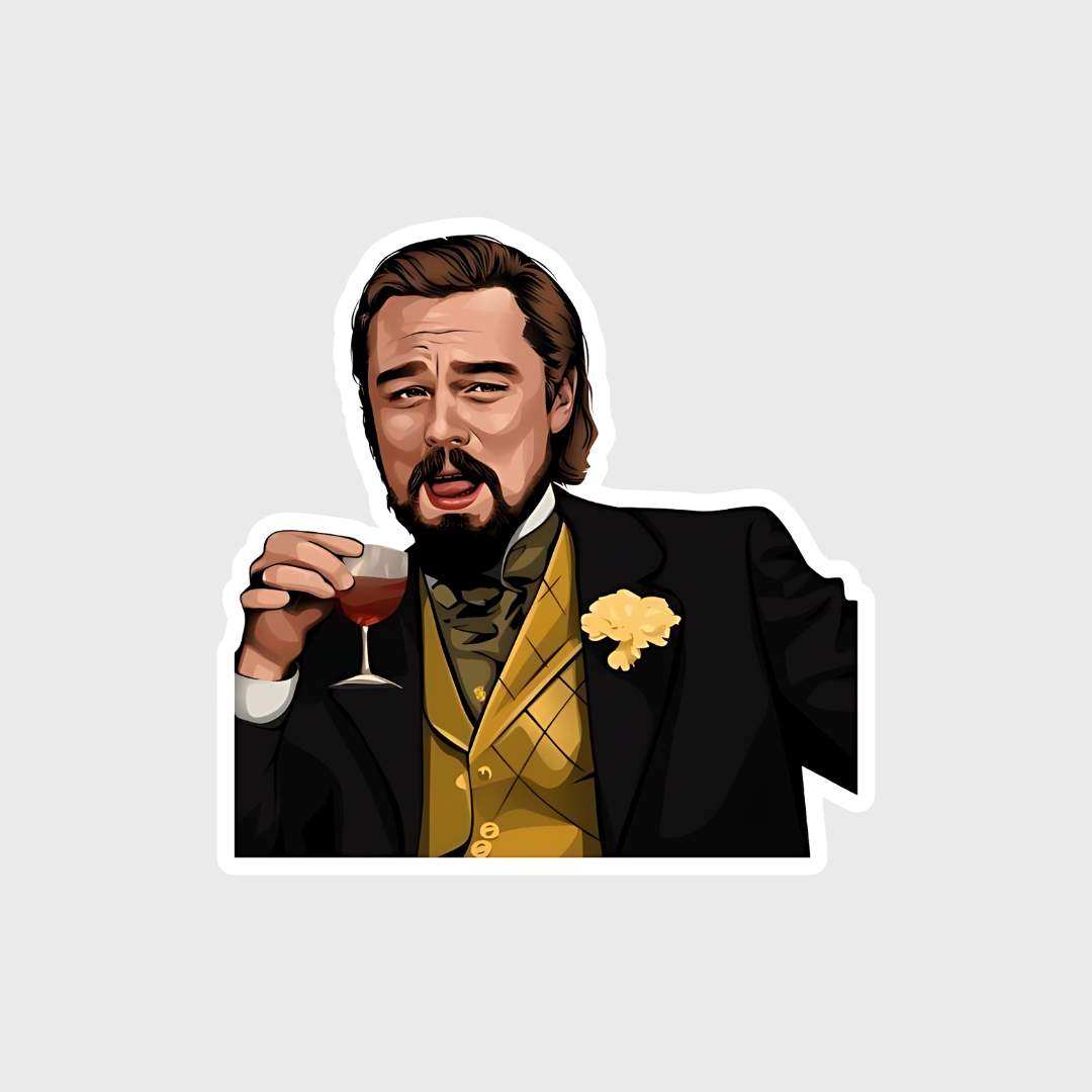 Leonardo Dicaprio Sticker - sticckiz.com