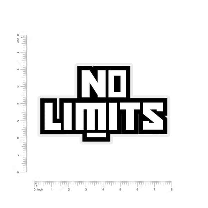 No limits bumper Sticker - sticckiz.com
