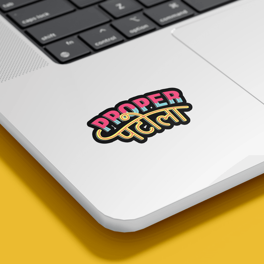 Proper Patola Sticker - sticckiz.com