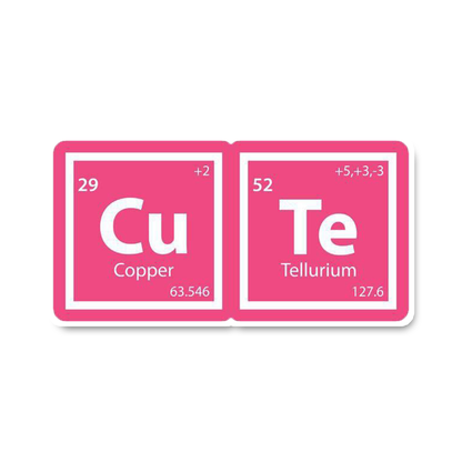 Cu te Sticker