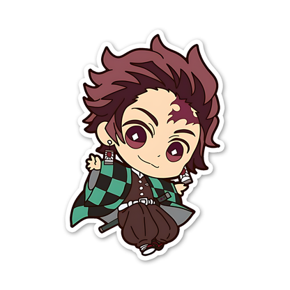 Baby tanjiro kamado from Demon slayer Sricker
