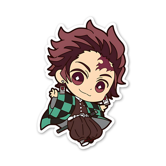 Baby tanjiro kamado from Demon slayer Sricker