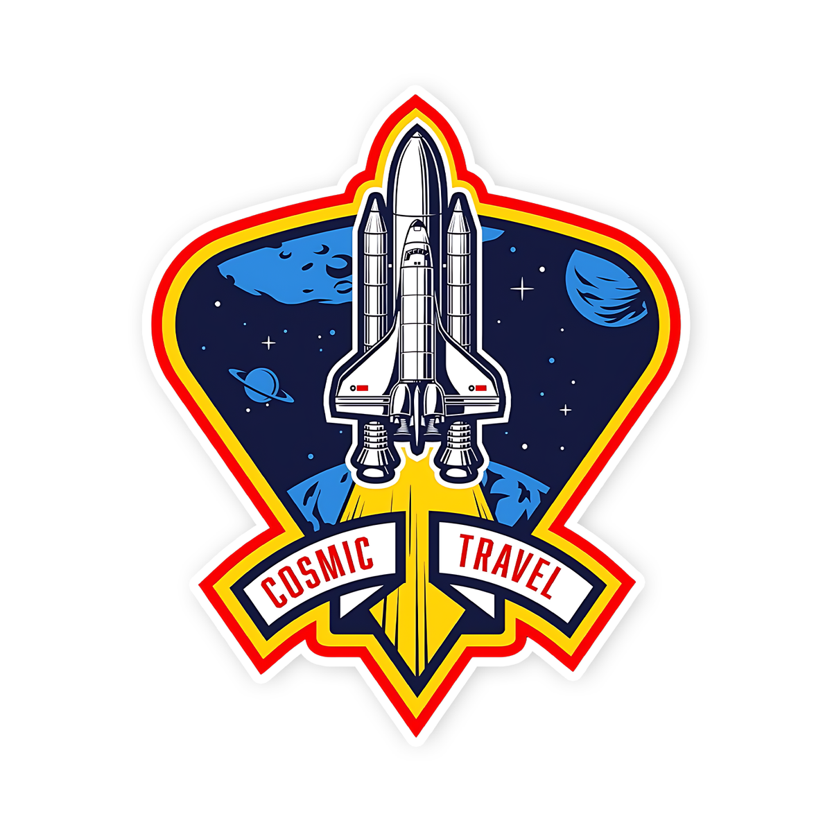Cosmic Travel Sticker – sticckiz.com