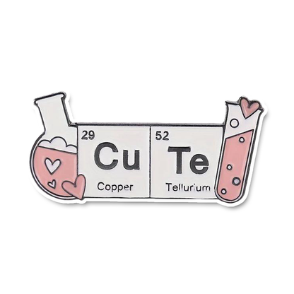 Cu Te Chemistry formula Sticker