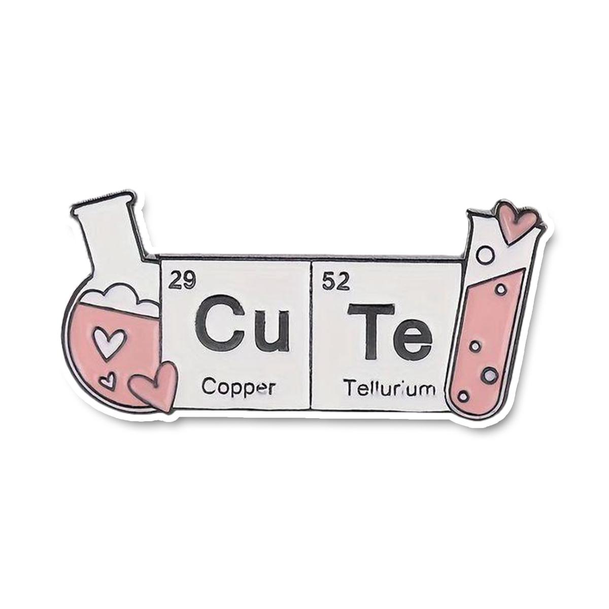 Cu Te Chemistry formula Sticker