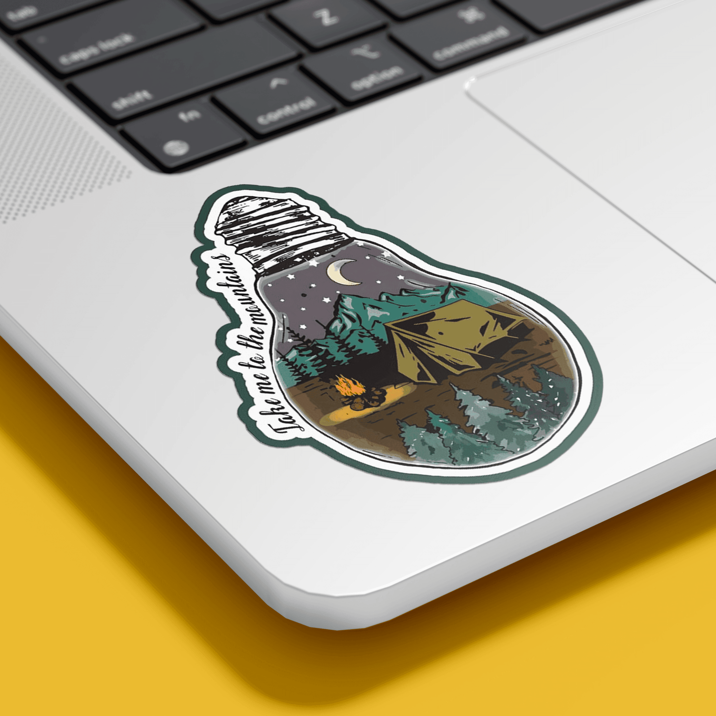 Take Me To Mountains Sticker - sticckiz.com