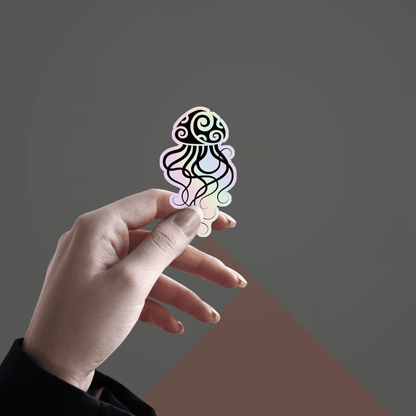Octopus Holographic Sticker - sticckiz.com