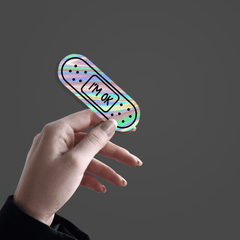 I am OK Bandaid Holographic Sticker - sticckiz.com