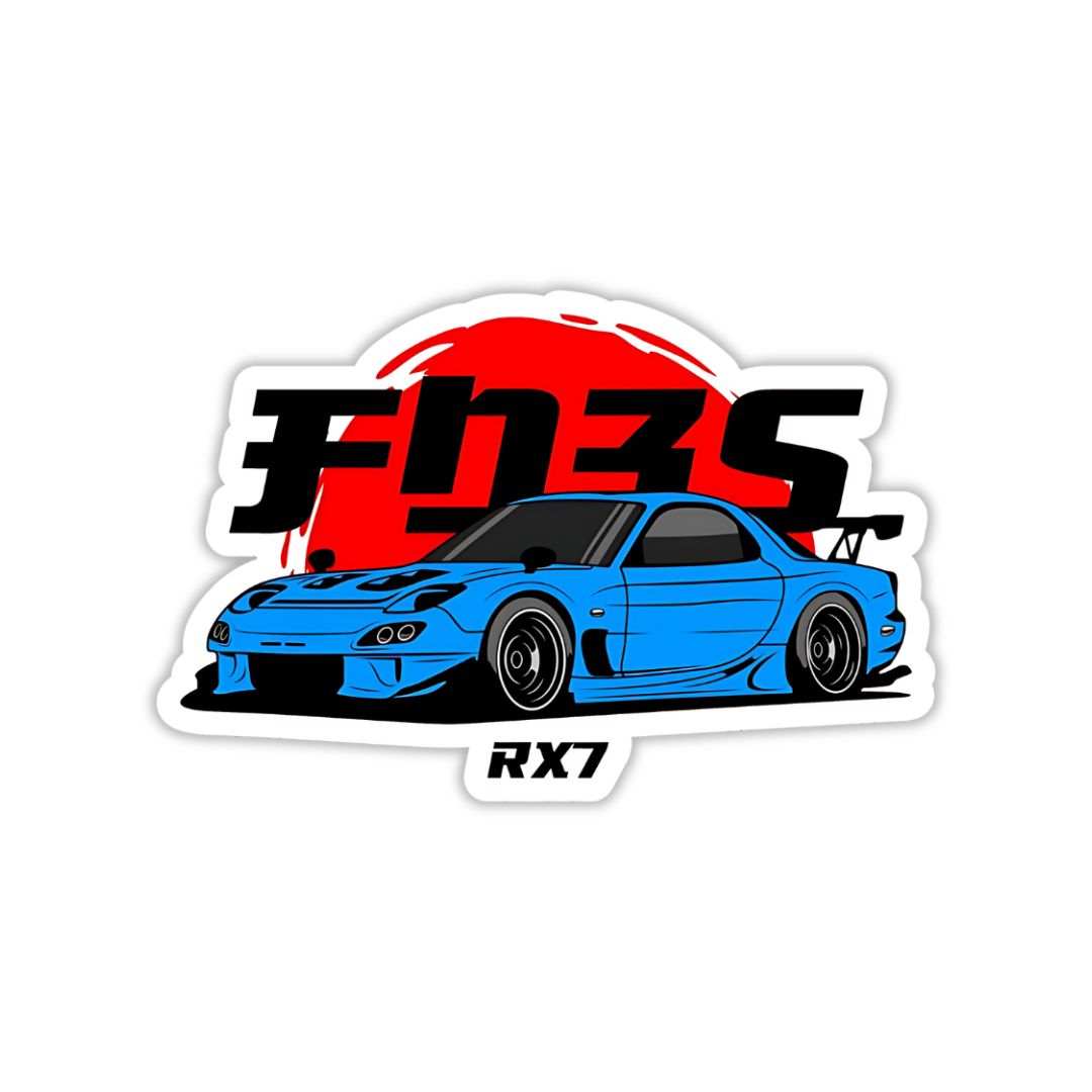Mazda RX-7 FD3S Model Sticker
