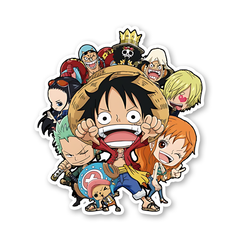 One piece Anime all Characters Sticker