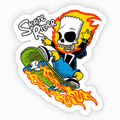 Skate Rider By Buckrogers Sticker - sticckiz.com