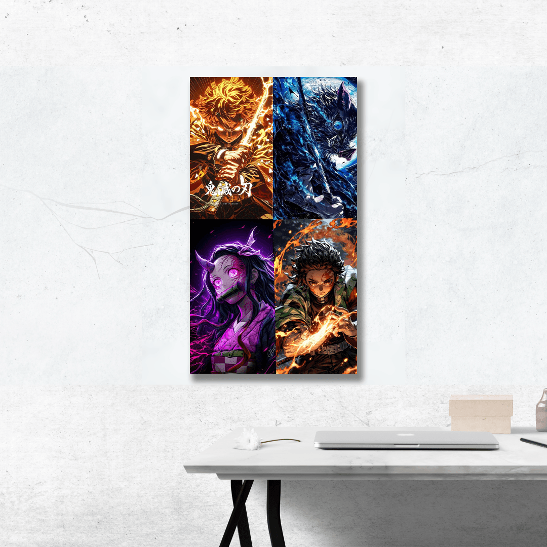 Demon Slayer Characters Poster V4 - sticckiz.com