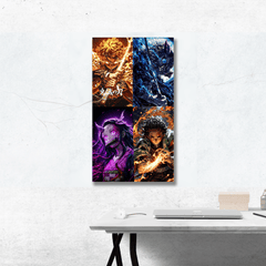 Demon Slayer Characters Poster V4 - sticckiz.com