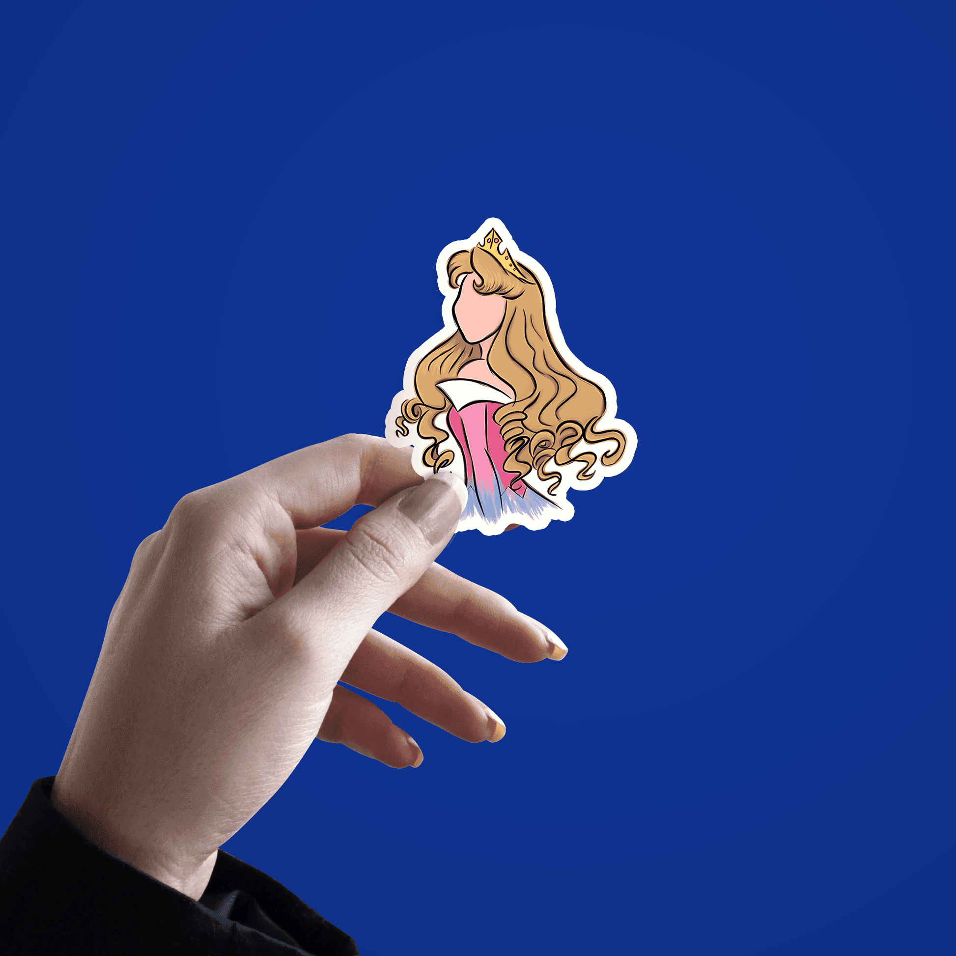 Sleeping Princess Sticker - sticckiz.com