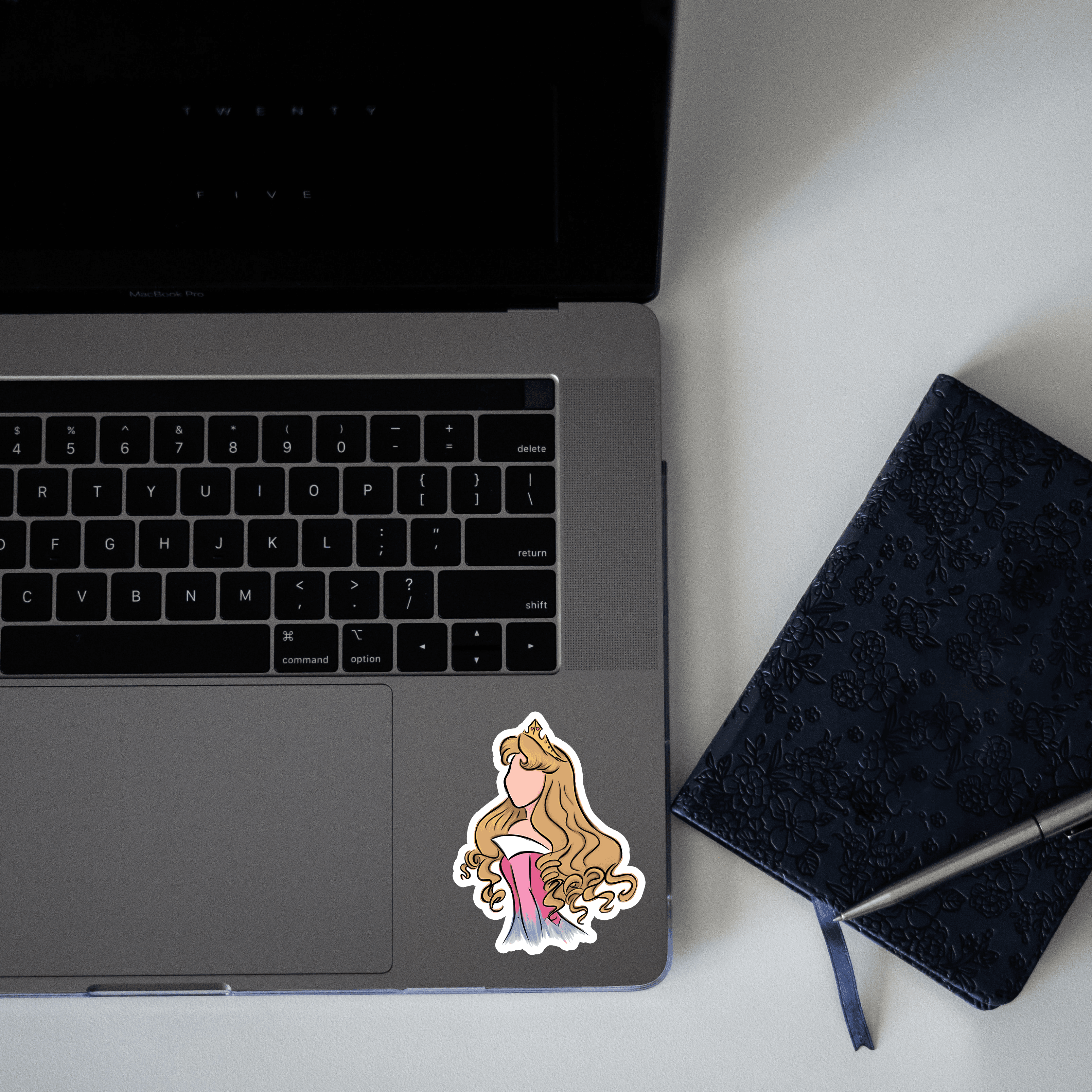 Sleeping Princess Sticker - sticckiz.com
