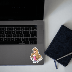 Sleeping Princess Sticker - sticckiz.com