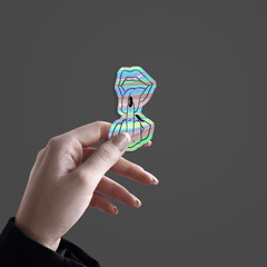 Savage Holographic Sticker - sticckiz.com