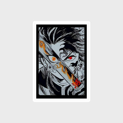 Tanjiro Kmadao v2 Sticker - sticckiz.com