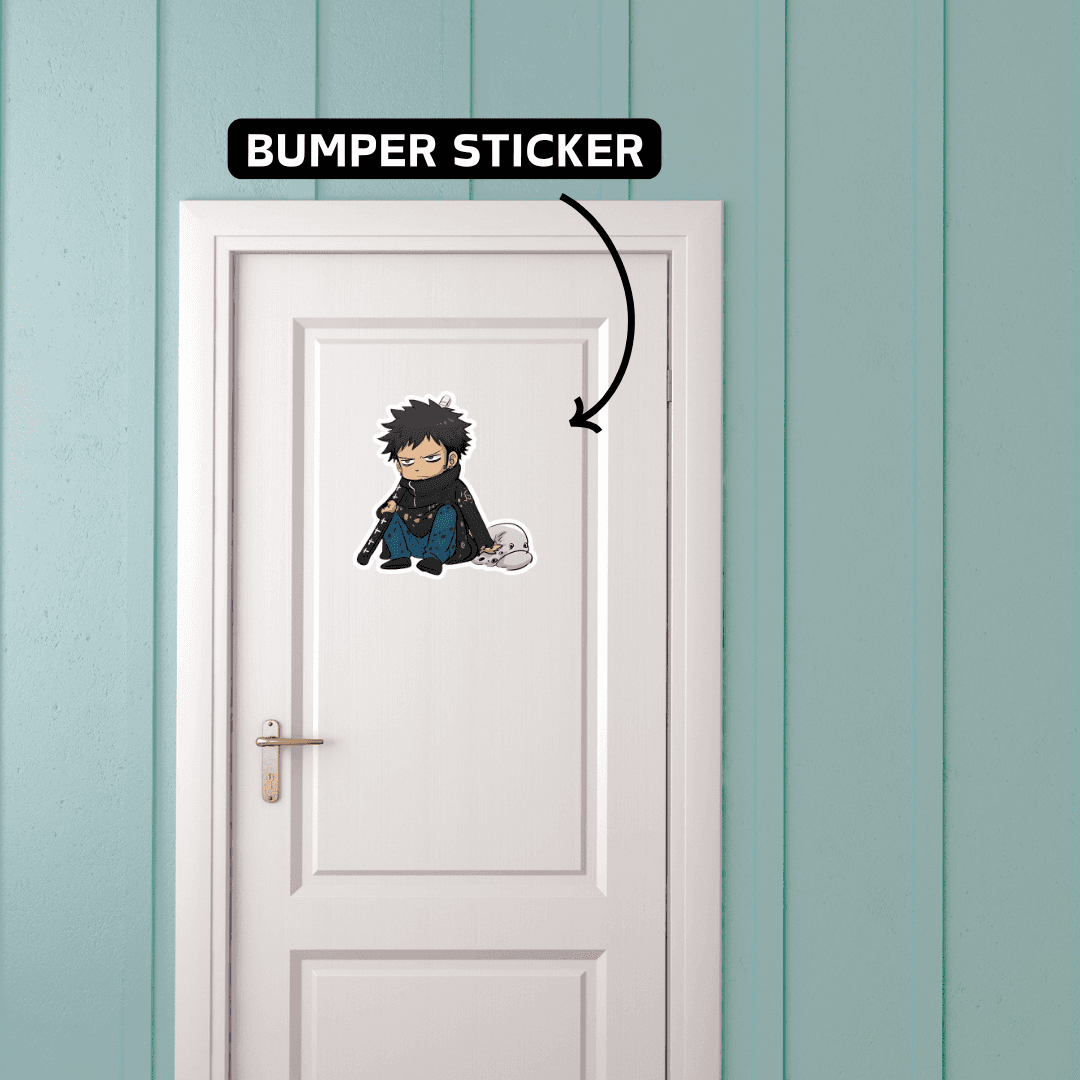 Trafalgar D bumper Sticker - sticckiz.com