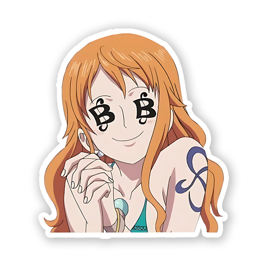 Nami from the anime series One Piece Sticker