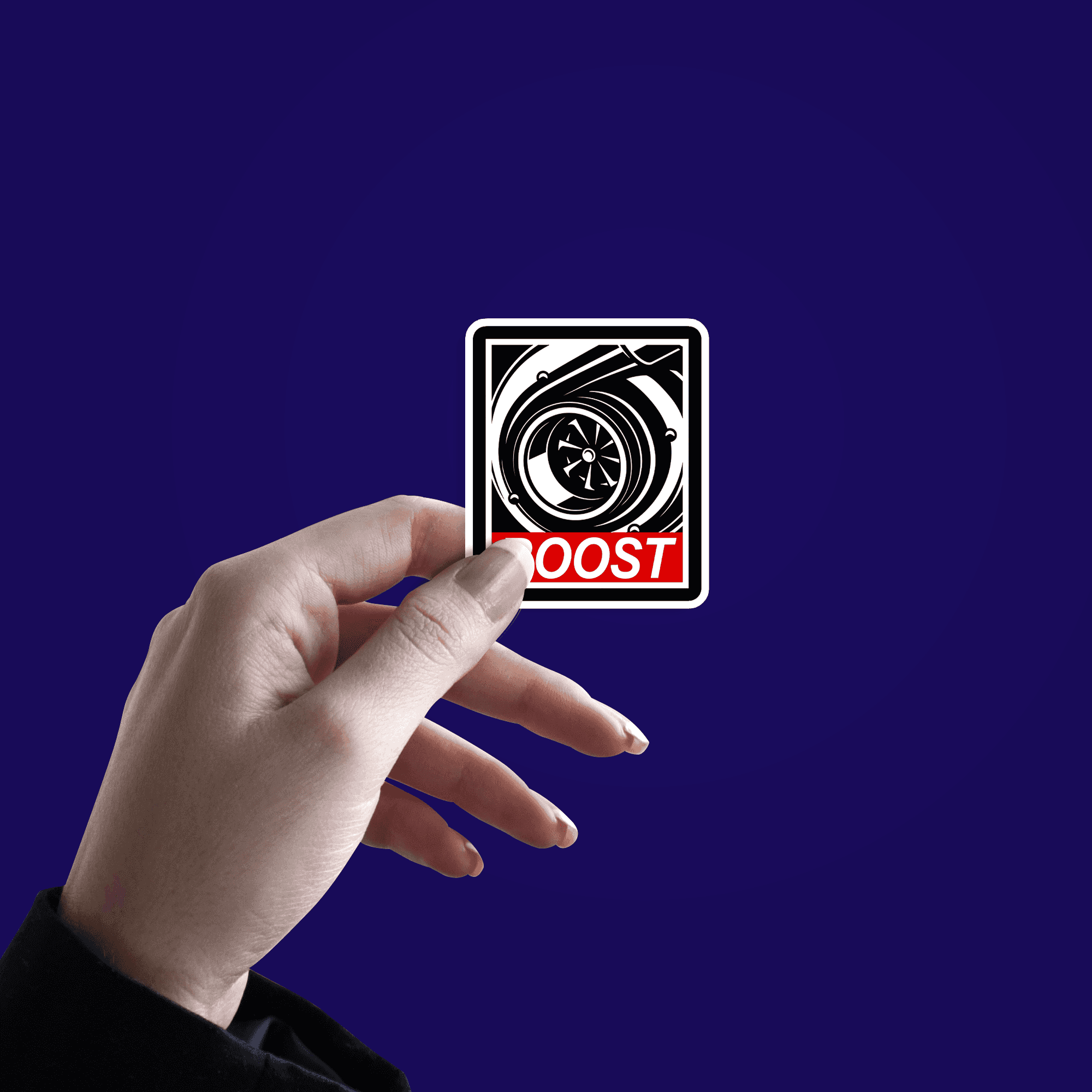 Engine Boost Sticker