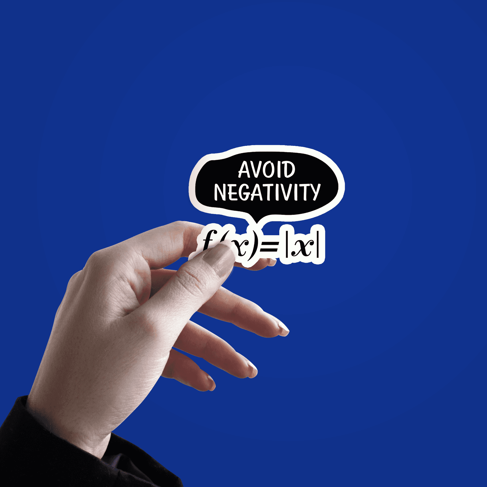 Avoid Negativity Sticker - sticckiz.com