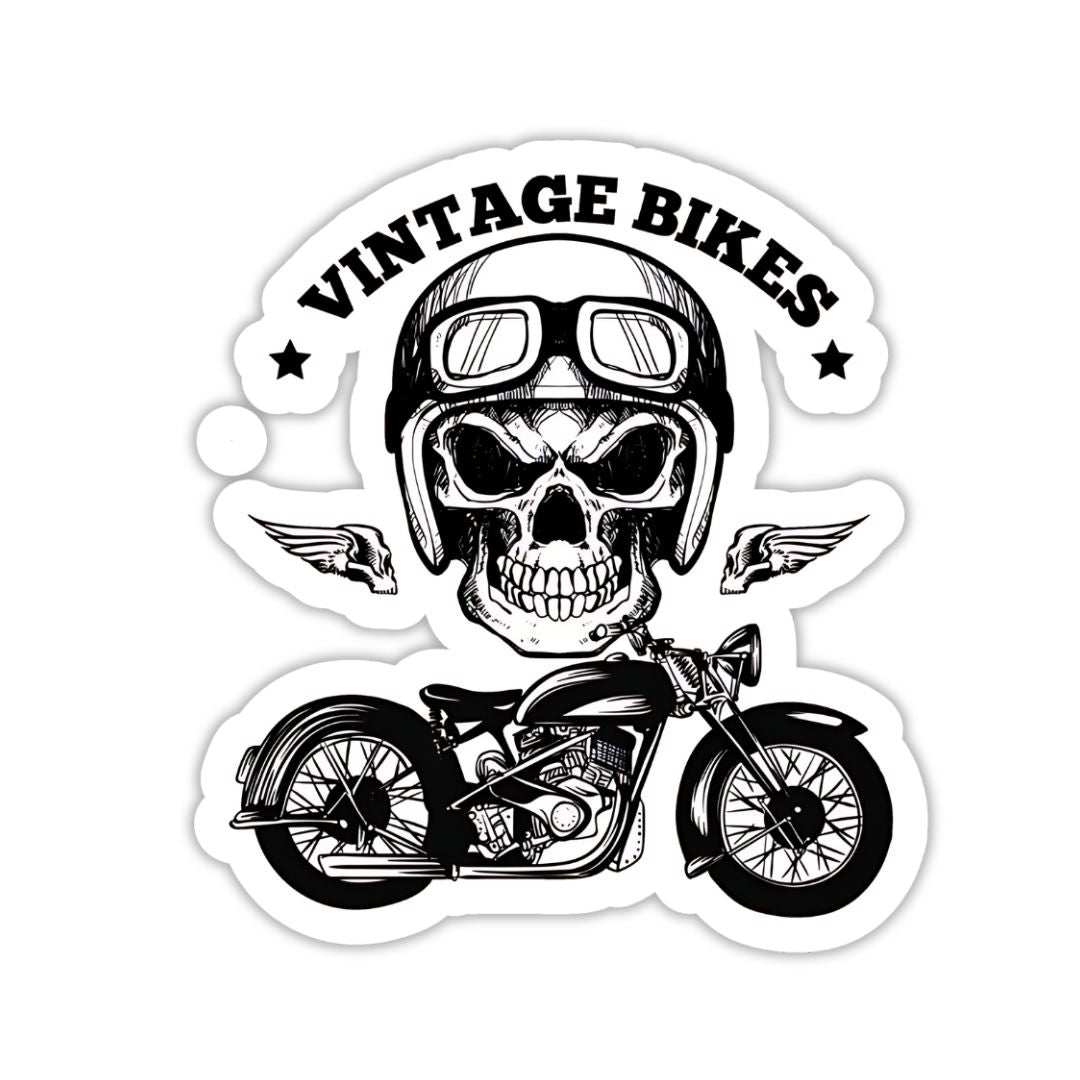 Vintage Bike Sticker - sticckiz.com