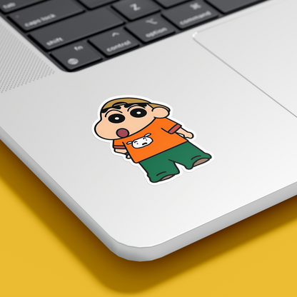 Shinchan as Big Boy Sticker