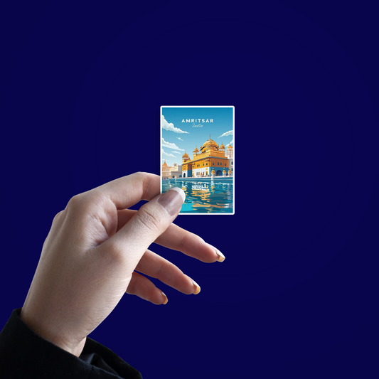Amritsar card Sticker