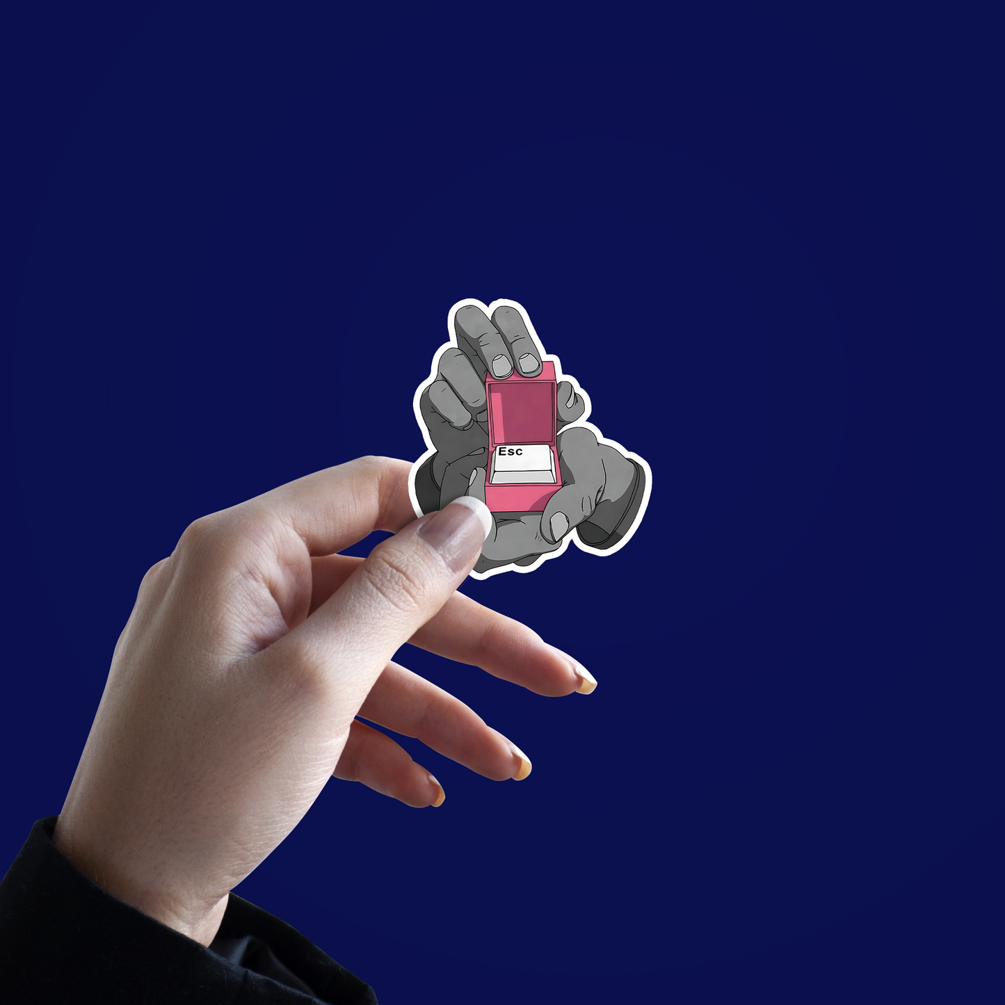 Esc as Gift Sticker