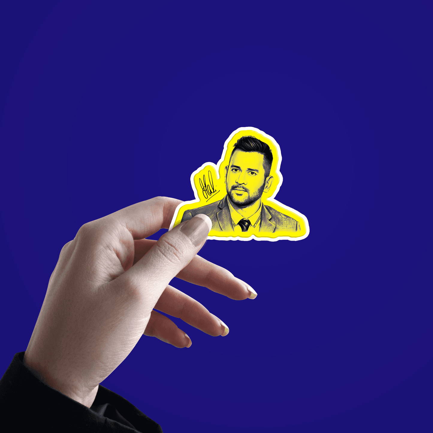 Dhoni Sticker - sticckiz.com