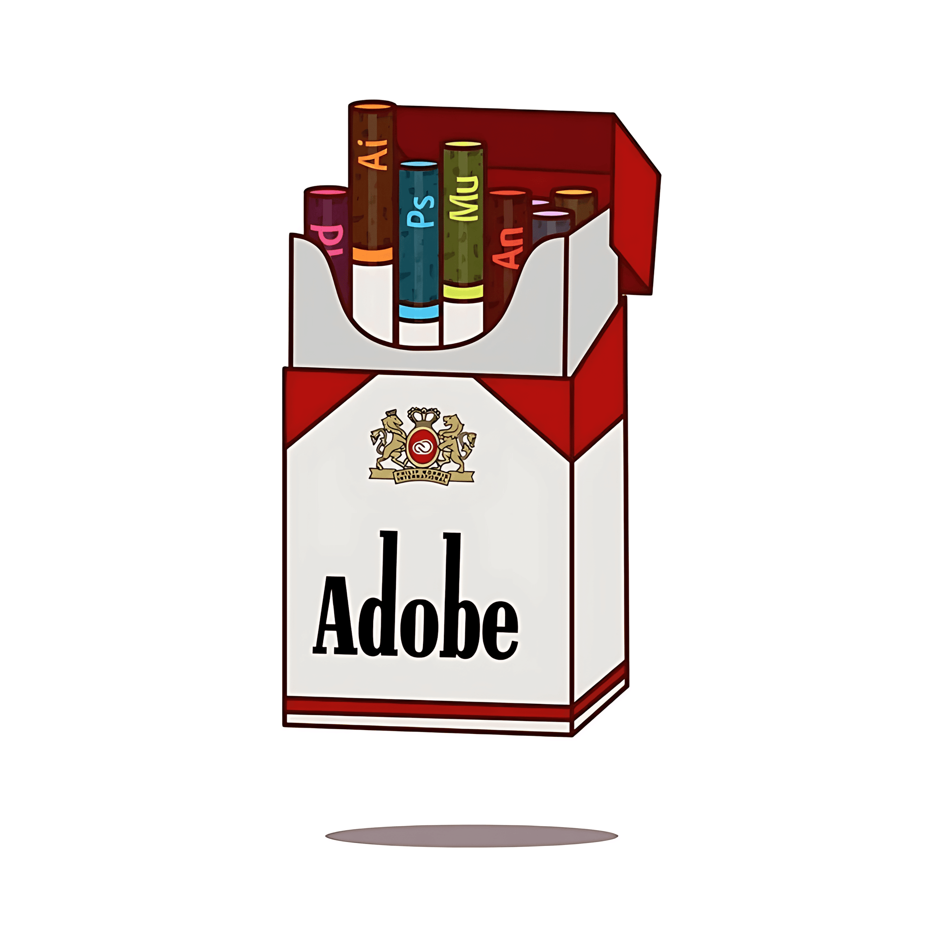 Adobe cigarette Sticker - sticckiz.com