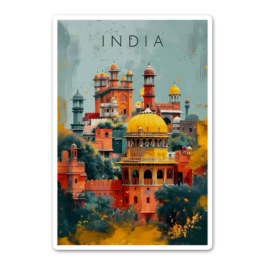 India card Sticker