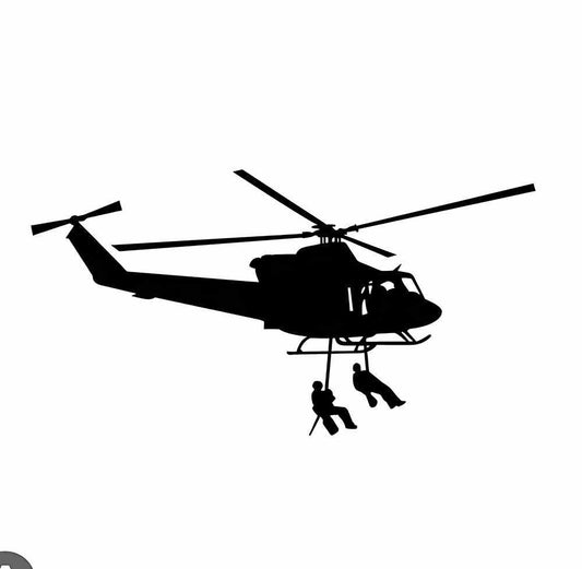 AirForce Helicopter Sticker - sticckiz.com